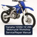 Yamaha YZ250 YZ 250 Motorcycle Workshop Service/Repair Manual