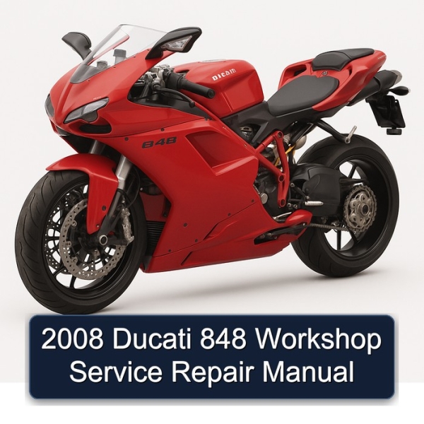 2008 Ducati 848 Workshop Service Repair Manual
