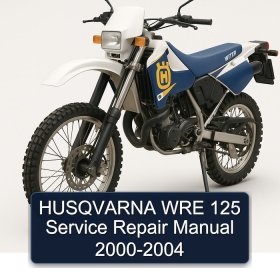 HUSQVARNA WRE 125 Service Repair Manual 2000-2004