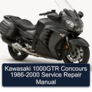 Kawasaki 1000GTR Concours 1986-2000 Service Repair Manual
