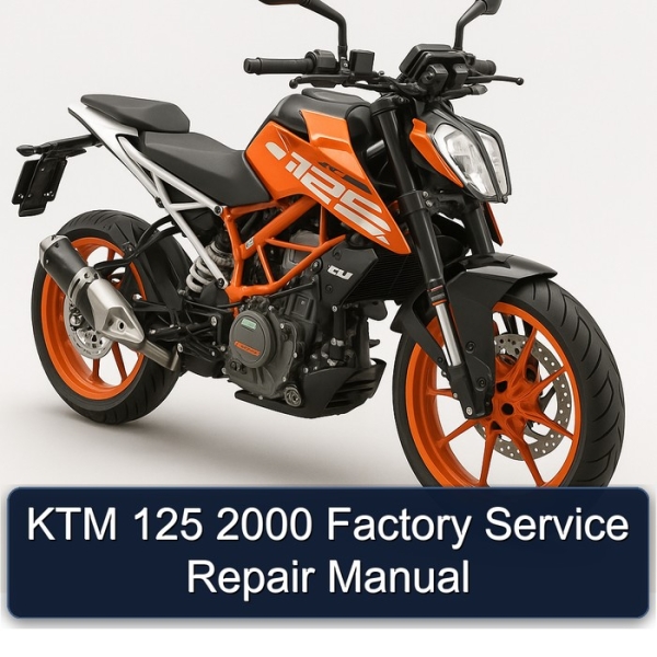 KTM 125 2000 Factory Service Repair Manual