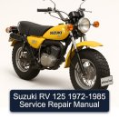Suzuki RV 125 1972-1985 Service Repair Manual