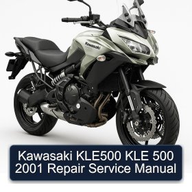 Kawasaki KLE500 KLE 500 2001 Repair Service Manual