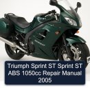 Triumph Sprint ST Sprint ST ABS 1050cc Repair Manual 2005