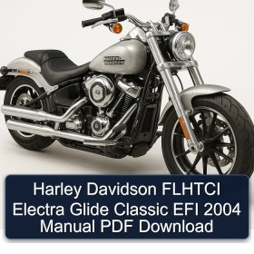 Harley Davidson FLHTCI Electra Glide Classic EFI 2004 Manual PDF Download