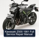 Kawasaki Z500 1981 Full Service Repair Manual