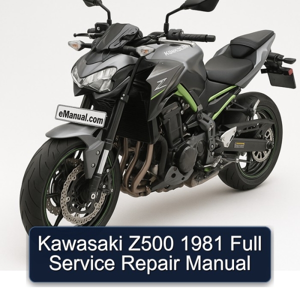 Kawasaki Z500 1981 Full Service Repair Manual