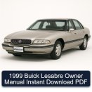 1999 Buick Lesabre Owner Manual Instant Download PDF