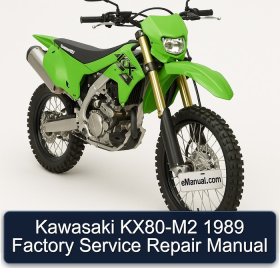 Kawasaki KX80-M2 1989 Factory Service Repair Manual