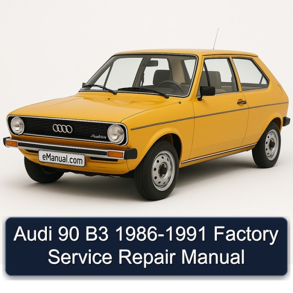Audi 90 B3 1986-1991 Factory Service Repair Manual