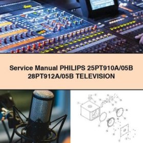 Philips 25PT910A/05B & 28PT912A/05B Fernseher - Servicehandbuch (PDF)