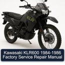 Kawasaki KLR600 1984-1986 Factory Service Repair Manual