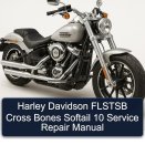 Harley Davidson FLSTSB Cross Bones Softail 10 Service Repair Manual