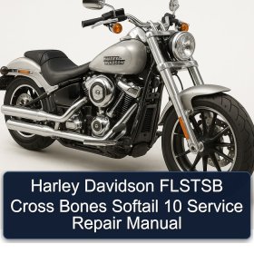Harley Davidson FLSTSB Cross Bones Softail 10 Service Repair Manual