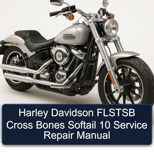 Harley Davidson FLSTSB Cross Bones Softail 10 Service Repair Manual
