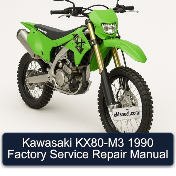 Kawasaki KX80-M3 1990 Factory Service Repair Manual