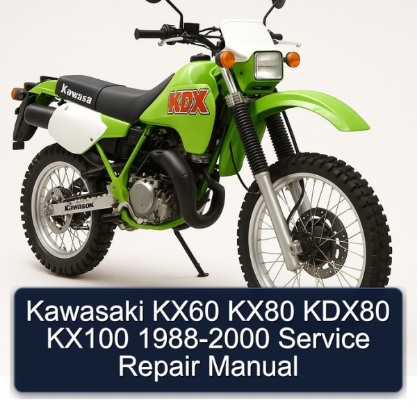 Kawasaki KX60 KX80 KDX80 KX100 1988-2000 Service Repair Manual
