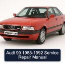 Audi 90 1988-1992 Service Repair Manual