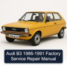 Audi B3 1986-1991 Factory Service Repair Manual