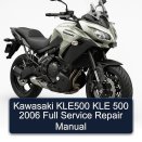 Kawasaki KLE500 KLE 500 2006 Full Service Repair Manual