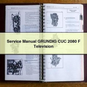 Servicehandbuch Grundig CUC 2080 F Fernseher
