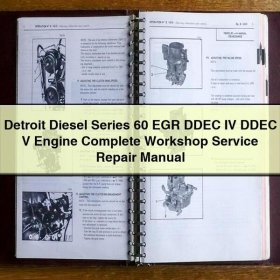 Detroit Diesel Serie 60 EGR DDEC IV/V Motor: Werkstatt-Handbuch