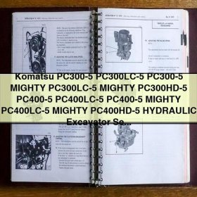 Komatsu PC300/400-5 Hydraulikbagger Servicehandbuch