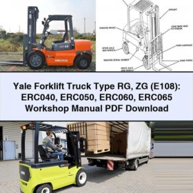 Yale Gabelstapler RG ZG (E108) - Werkstatt-Handbuch (ERC040, ERC050, ERC060, ERC065) PDF