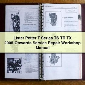 Lister Petter T-Serie TS TR TX 2005 - Werkstatt-Handbuch