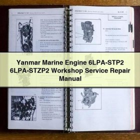 Yanmar Marine Engine 6LPA-STP2 6LPA-STZP2 Workshop Service Repair Manual