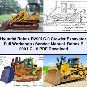 Hyundai Robex R290LC-9 Raupenbagger: Werkstatthandbuch