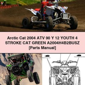 Arctic Cat 2004 ATV 90 Y 12 YOUTH 4 STROKE CAT GREEN A2004H4B2BUSZ [Parts Manual]