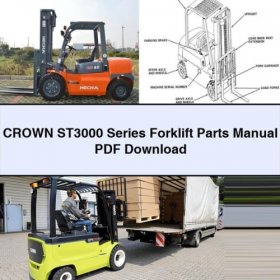 Stapler-Ersatzteilhandbuch CROWN ST3000 Serie (PDF)