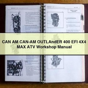 Can-Am Outlander 400 EFI 4x4 MAX ATV Werkstatt Handbuch