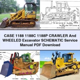 CASE 1188/1188C/1188P Raupen- und Radbagger Schaltplan - Servicehandbuch (PDF-Download)