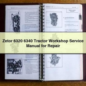 Zetor 6320/6340 Traktor Werkstatt Handbuch PDF Download