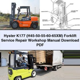 Hyster K177 (H45-50-55-60-65XM) Werkstatt-Handbuch