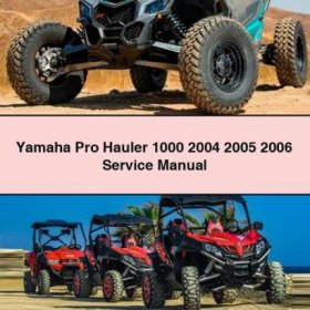 Yamaha Pro Hauler 1000 Werkstatt Handbuch (2004-2006)
