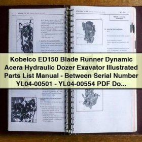 Kobelco ED150 Blade Runner Dynamic Acera Hydraulikbagger - Ersatzteilkatalog (YL04-00501 - YL04-00554) PDF Download