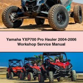 Yamaha YXP700 Pro Hauler (2004-2006) Werkstatt-Handbuch PDF Download
