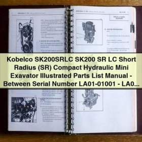 Kobelco SK200SRLC Kurzradius-Bagger Ersatzteilkatalog