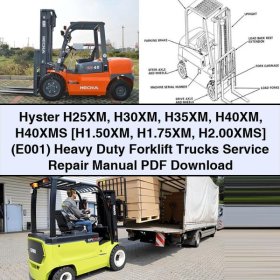 Hyster H25XM - H40XMS Stapler: Service- und Reparaturhandbuch