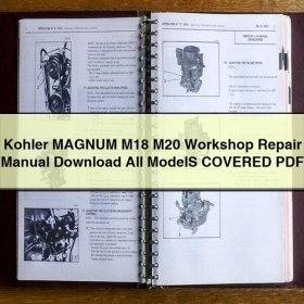 Kohler Magnum M18 M20 Werkstatt-Reparaturanleitung - Alle Modelle