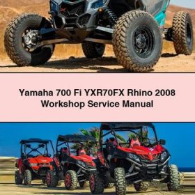 Yamaha 700 Fi YXR70FX Rhino 2008 Workshop Service Manual PDF Download
