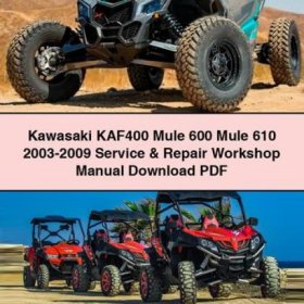 Kawasaki KAF400 Mule 600/610 (2003-2009) Werkstatt-Handbuch