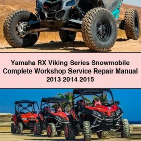 Yamaha RX Viking Schneemobil Werkstatt-Handbuch 2013-2015 (PDF)