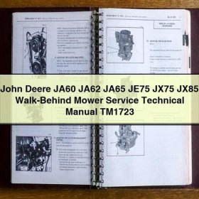 John Deere Rasenmäher, Heckantrieb, Service-Handbuch TM1723