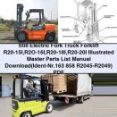 Still Electric Fork Truck R20 Series Illustrated Master Parts List Manual (Ident-Nr.163 858 R2045-R2049)