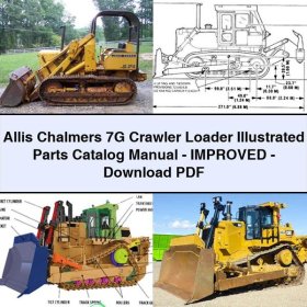 Allis Chalmers 7G Crawler Loader Illustrated Parts Catalog Manual - Improved - Download PDF