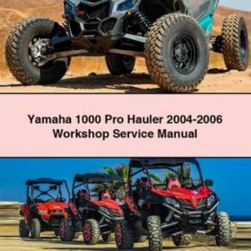 Yamaha 1000 Pro Hauler 2004-2006 Werkstatt-Handbuch PDF Download